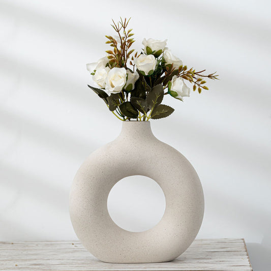 Biscuit Vase Frosted Porcelain – Modern Island-Inspired Decor