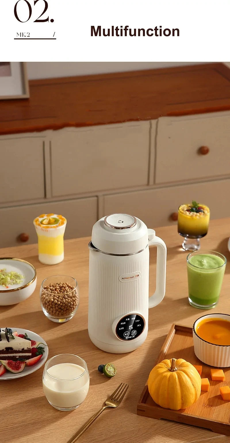 220V Electric Soy Milk Machine 800ml Juicer Kitchen Food Blender Multifunctional Wall Breaking Machine Kitchen Appliances