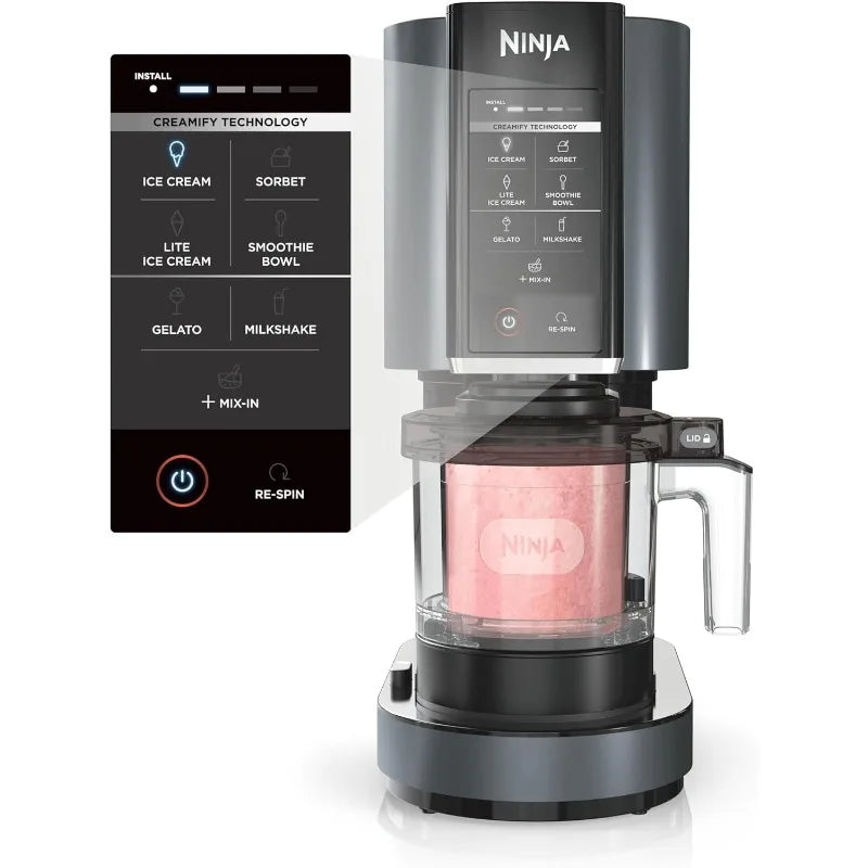 Ninja NC299AMZ CREAMi Ice Cream Maker, for Gelato, Mix-ins, Milkshakes, Sorbet, Smoothie Bowls & More, 7 One-Touch Programs