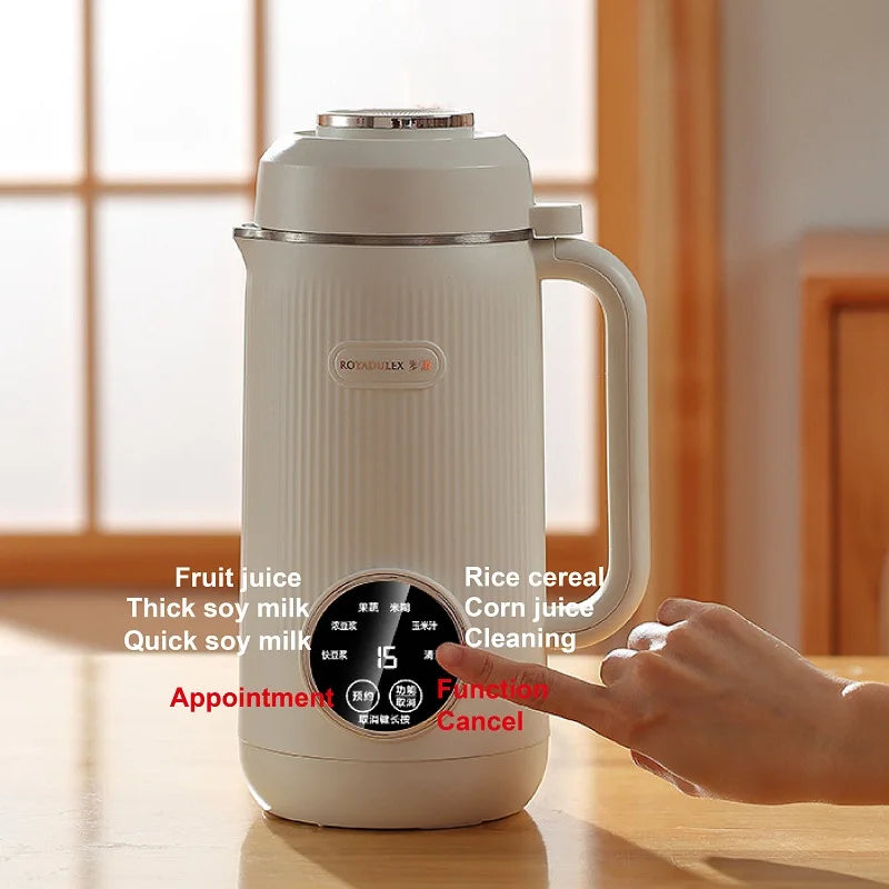 220V Electric Soy Milk Machine 800ml Juicer Kitchen Food Blender Multifunctional Wall Breaking Machine Kitchen Appliances