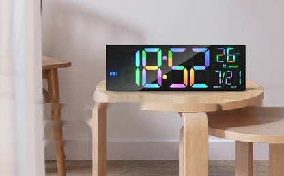 Simple Large Screen LED Wall Clock – Modern Digital Display
