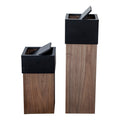Wooden Trash Can