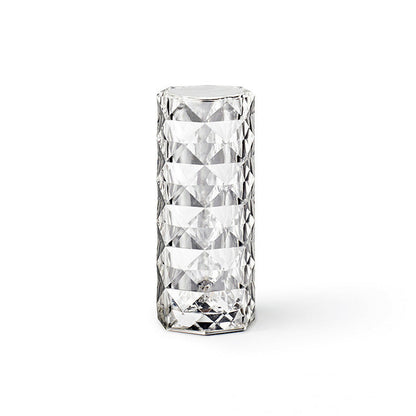 Nordic Crystal Table Lamp – USB Touch Dimming Diamond Night Light