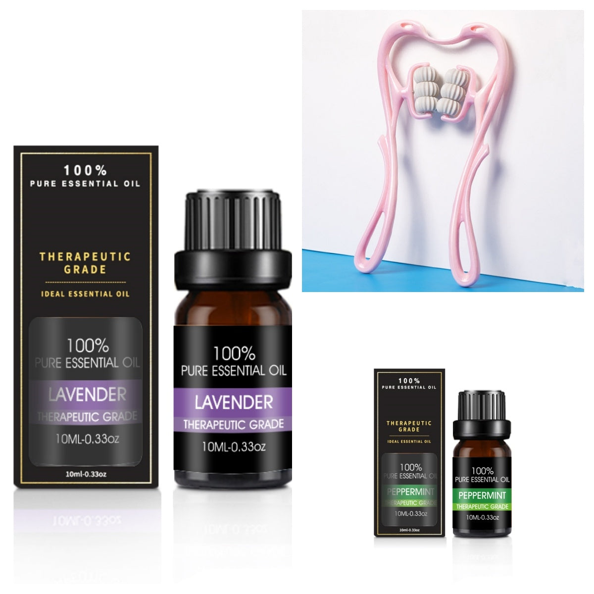 Organic Essential Oils Gift Set – Natural Aromatherapy Collection for Diffusers