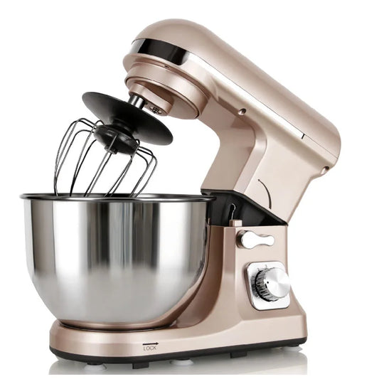 5L Chef Machine  Professional Kitchen Aid Food Blender 1000W Cream Whisk Cake Dough  With Bowl Metal Gear Stand Mixer