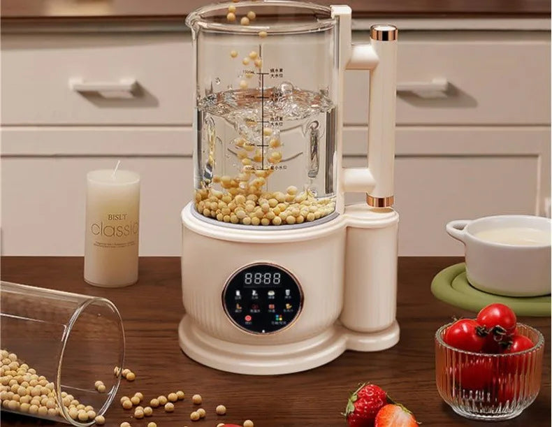 Electric Soy Milk Machine Mixer Machine Automatic Intelligent Food Blender Fruit Juicer Wall Breaking Rice Paste Maker