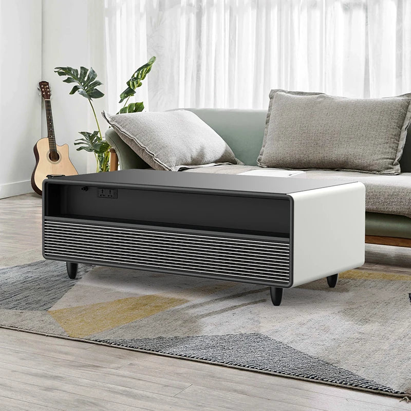 Smart Coffee Table With Fridge And Storage Speakers 135L Smart Home Furniture