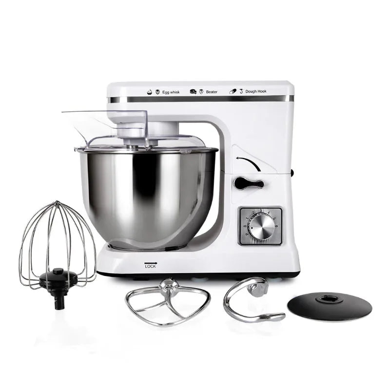 5L Chef Machine  Professional Kitchen Aid Food Blender 1000W Cream Whisk Cake Dough  With Bowl Metal Gear Stand Mixer