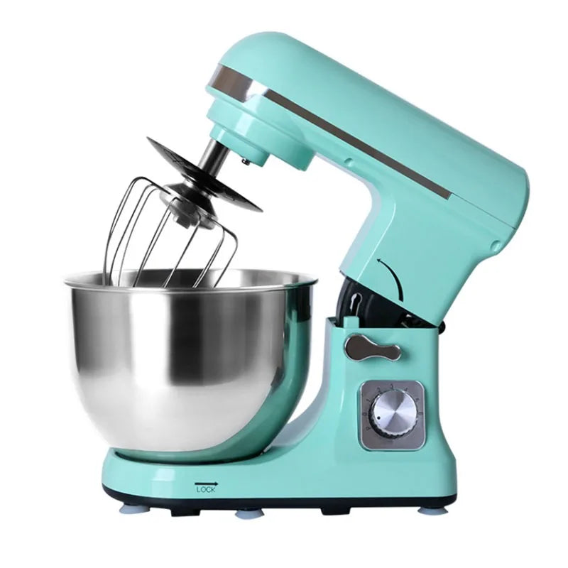 5L Chef Machine  Professional Kitchen Aid Food Blender 1000W Cream Whisk Cake Dough  With Bowl Metal Gear Stand Mixer