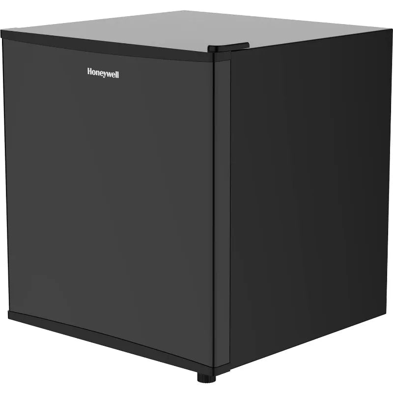 Honeywell Compact Refrigerator 1.6 Cu Ft Mini Fridge with Freezer, Single Door, Low noise, for Bedroom, Office  with Adjustable