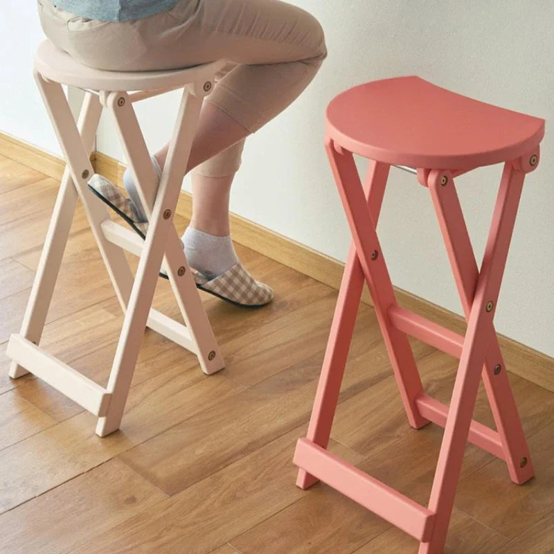 Stool for Bathroom Folding Small Chair Kitchen Stools Portable Cabinet Washbasin Plastic Step Sitz Bath Non-slip Fannd Des Vers