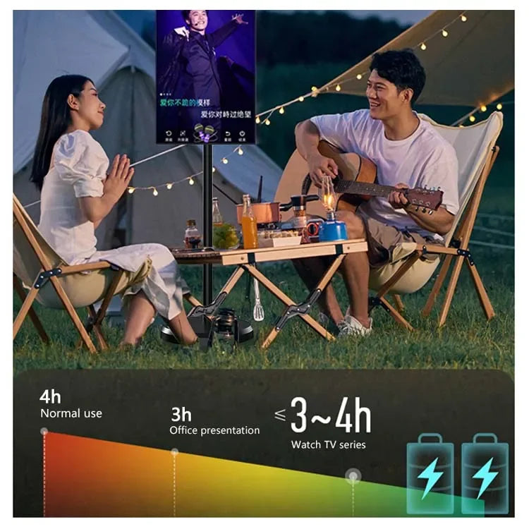 21.5 Inch Portable TV Floor Standing Smart Interactive Touch Screen Monitor USB Interface LCD Display Fitness Mirrors