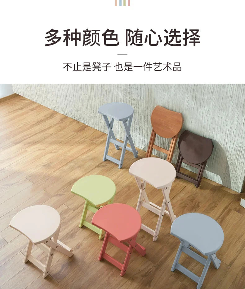 Stool for Bathroom Folding Small Chair Kitchen Stools Portable Cabinet Washbasin Plastic Step Sitz Bath Non-slip Fannd Des Vers