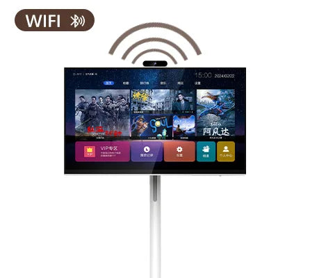 21.5 Inch Portable TV Floor Standing Smart Interactive Touch Screen Monitor USB Interface LCD Display Fitness Mirrors