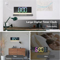 Simple Large Screen LED Wall Clock – Modern Digital Display