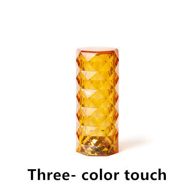 Nordic Crystal Table Lamp – USB Touch Dimming Diamond Night Light