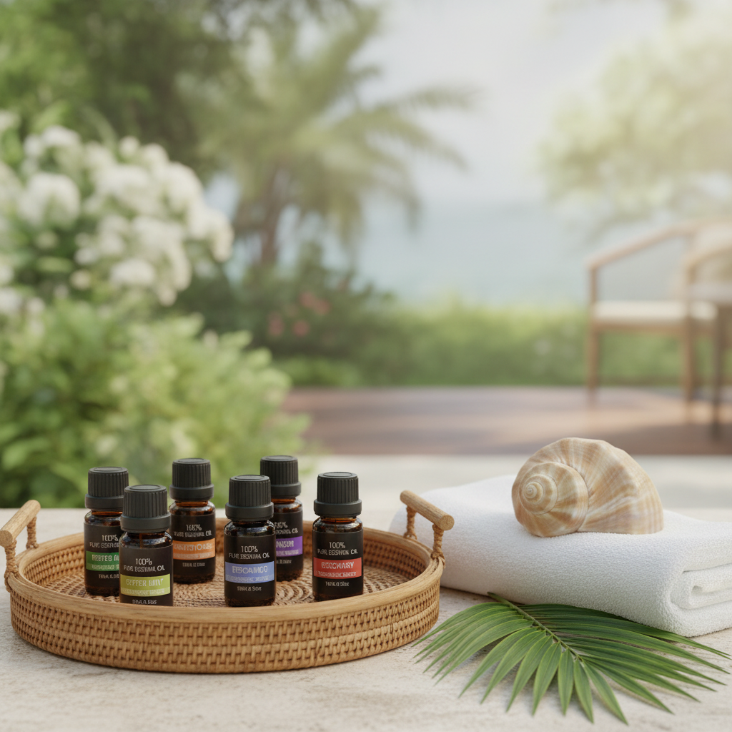 Organic Essential Oils Gift Set – Natural Aromatherapy Collection for Diffusers