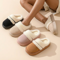 Warm Cotton Slippers – Soft Plush, Non-Slip Winter Indoor Shoes